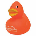 Orange Squeaker Rubber Duck